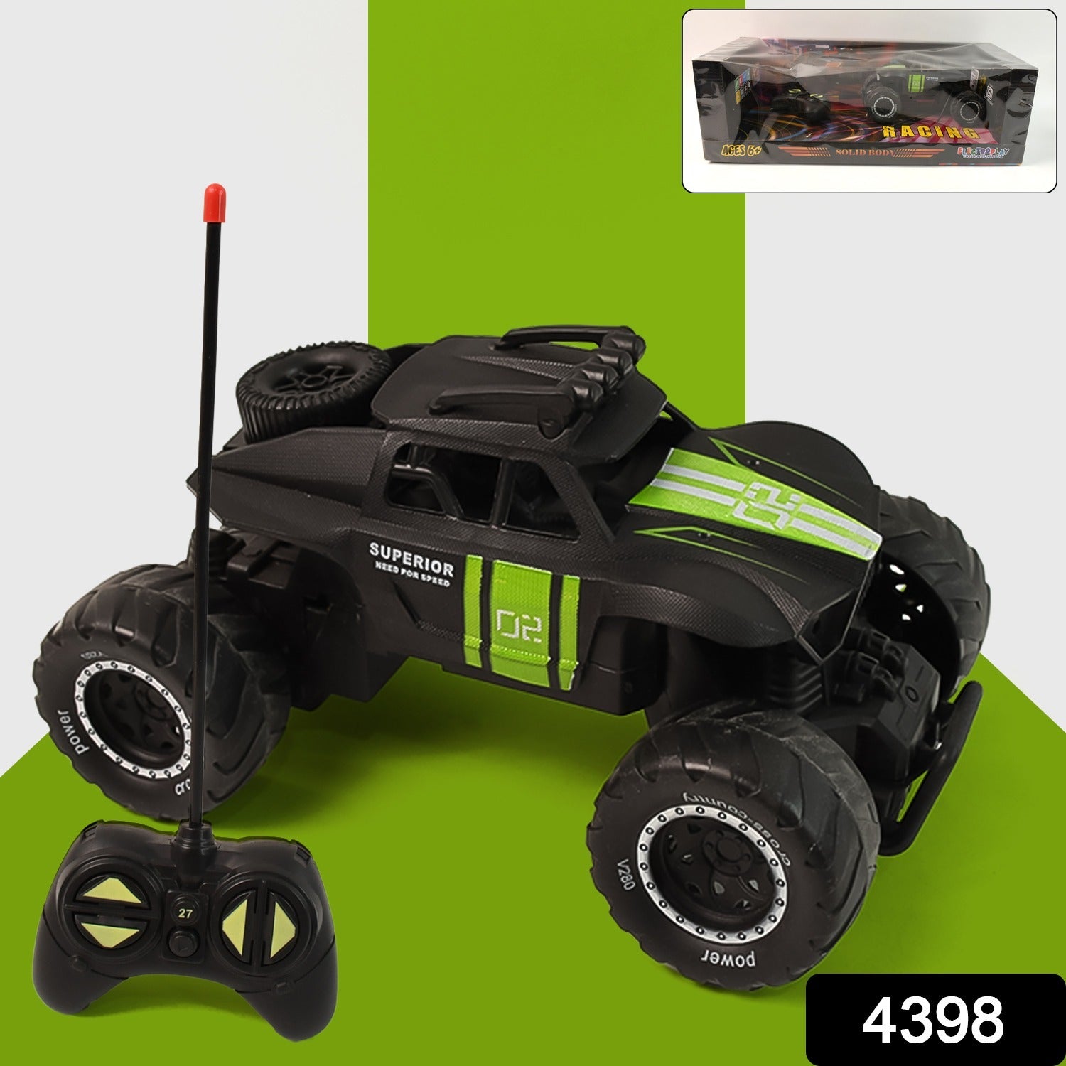 Electroplay Remote Control Monster Truck Toy (1 Set) Electroplay Remote Control Monster Truck Toy (1 Set)